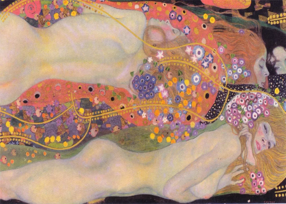 Serpientes de agua (Gustav Klimt) Fine Artic
