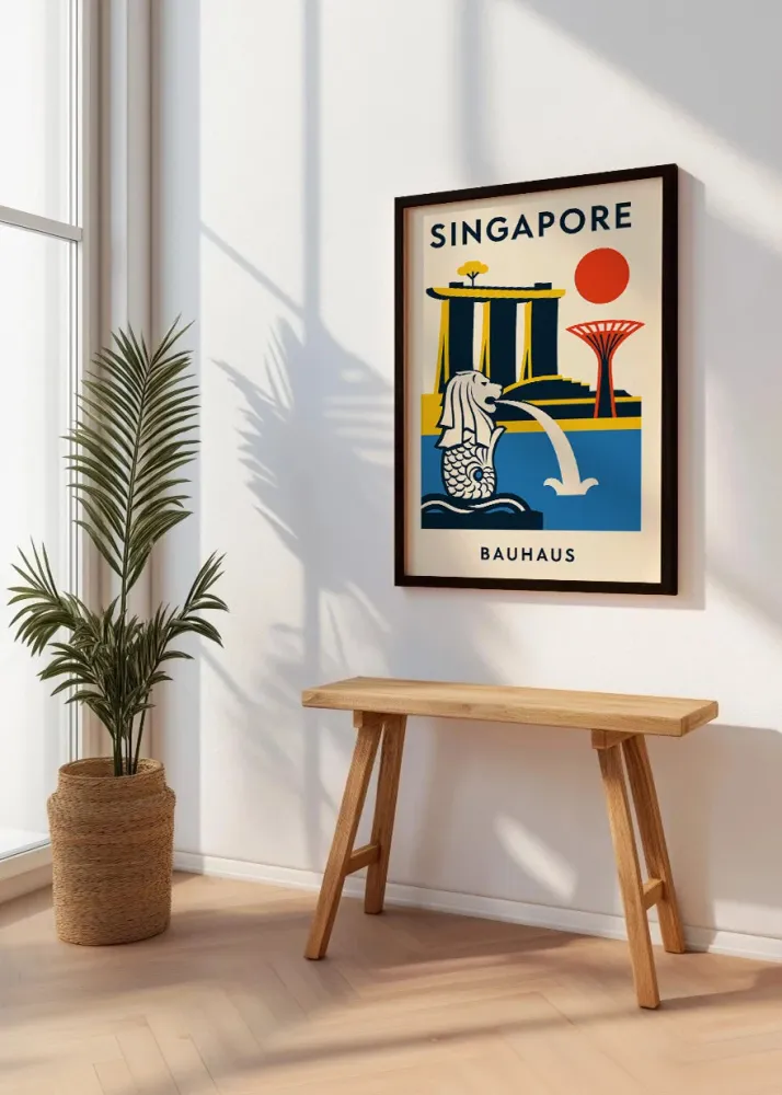Singapore Poster Bauhaus Fine Artic
