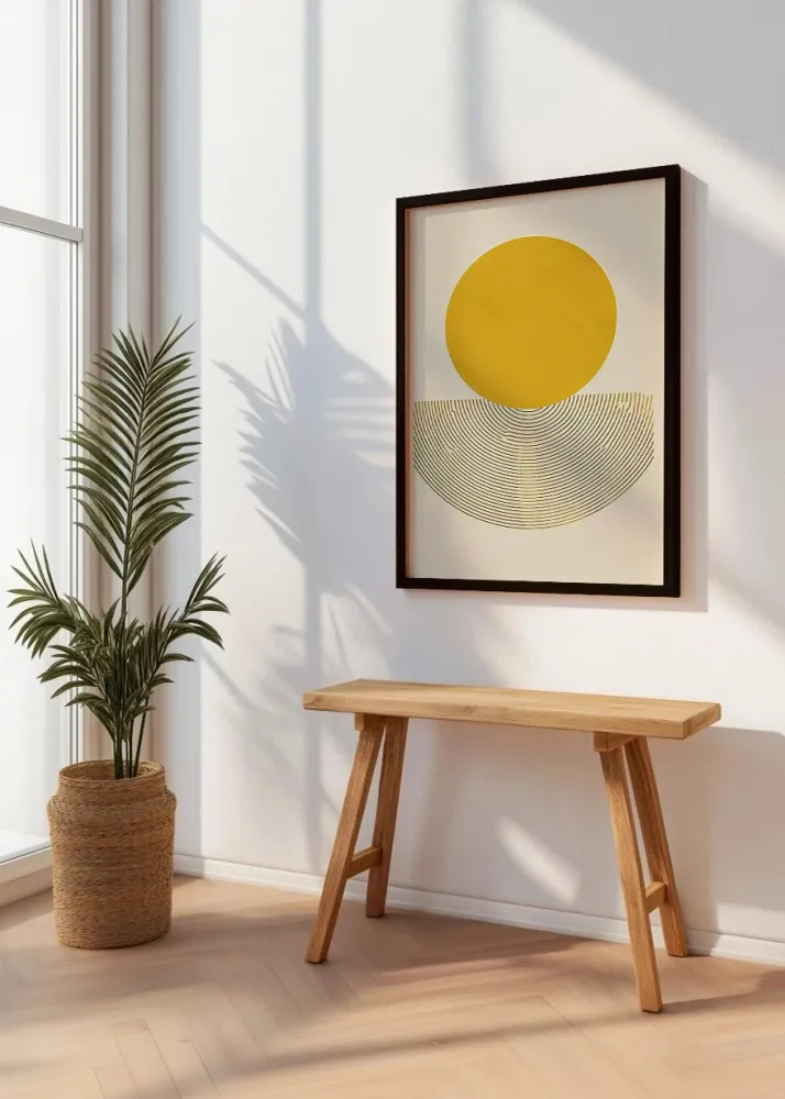 Sol naciente minimalista Fine Artic