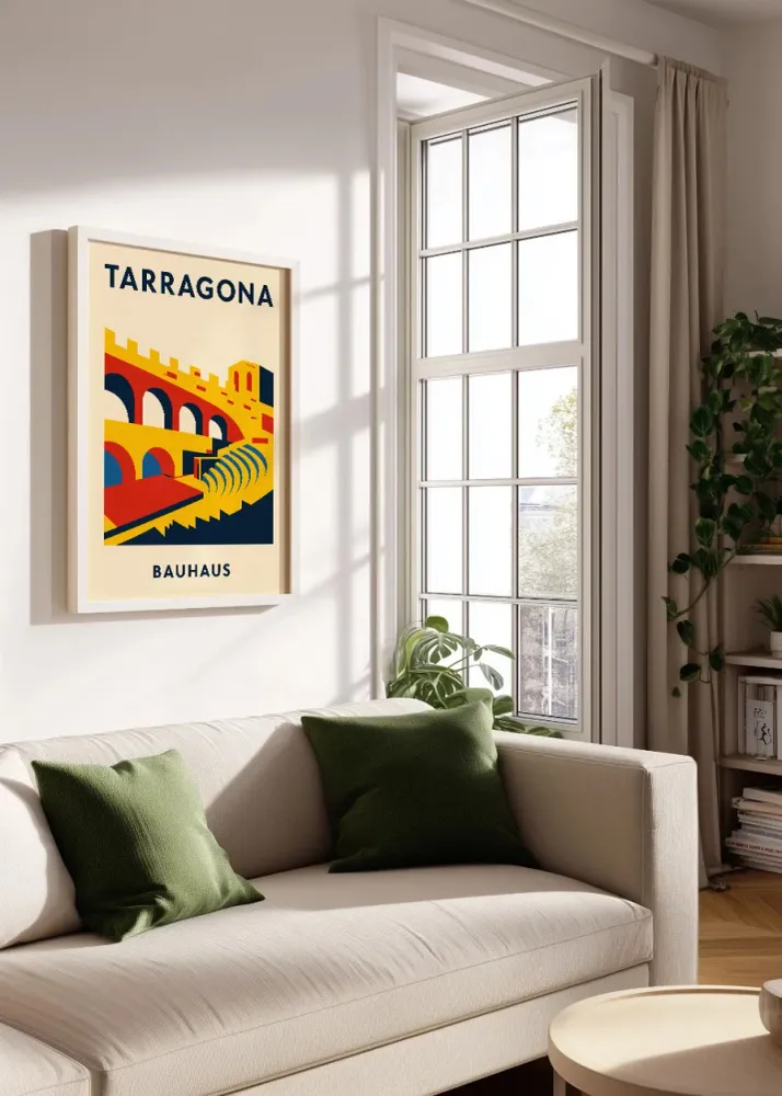 Tarragona Poster Bauhaus Fine Artic