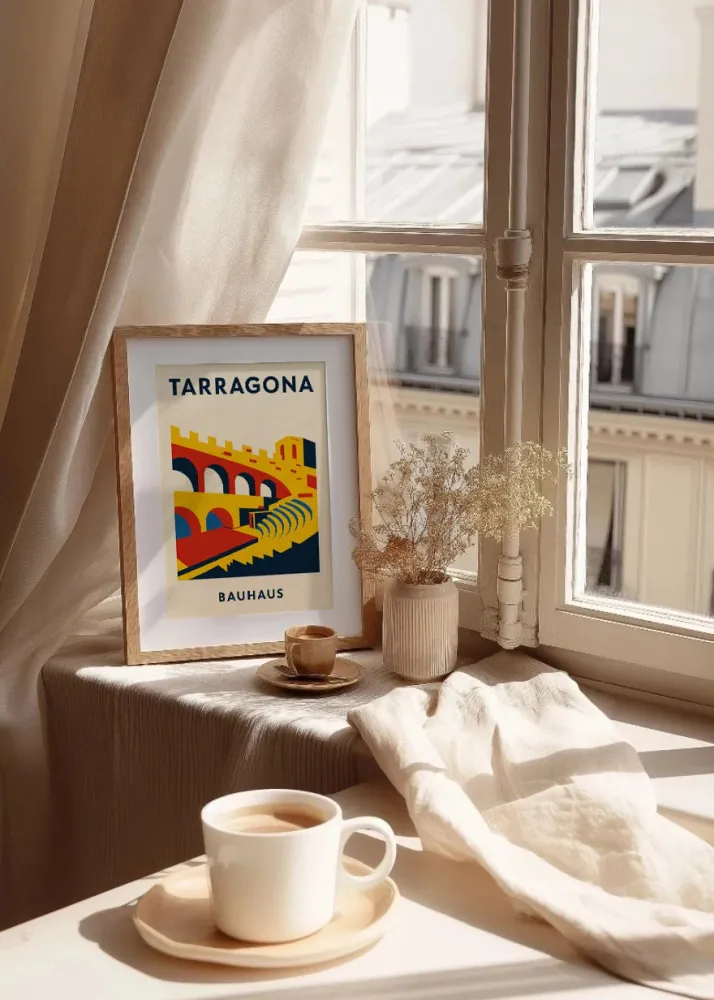 Tarragona Poster Bauhaus Fine Artic