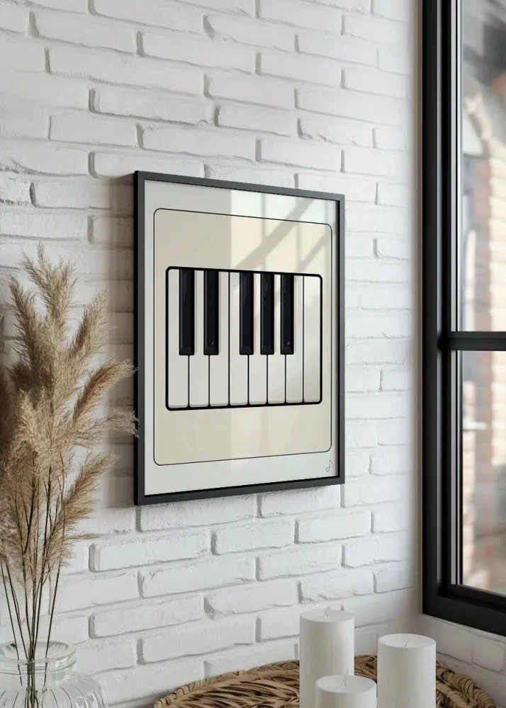 Teclas de piano Fine Artic
