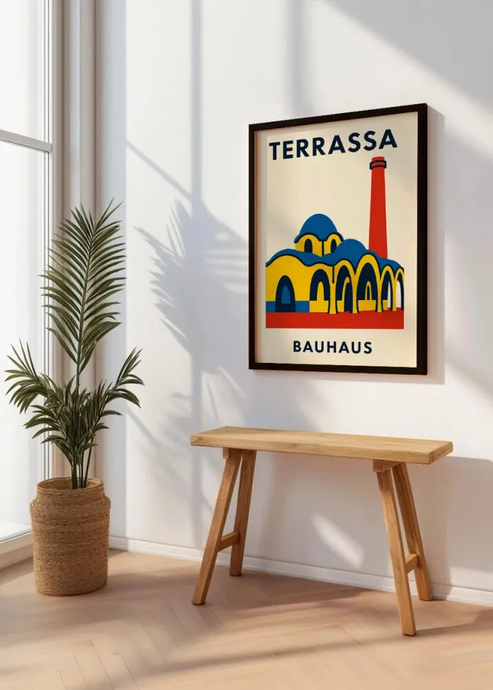 Terrassa Poster Bauhaus Fine Artic