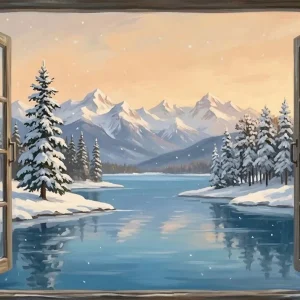 Vistas la nieve Fine Artic