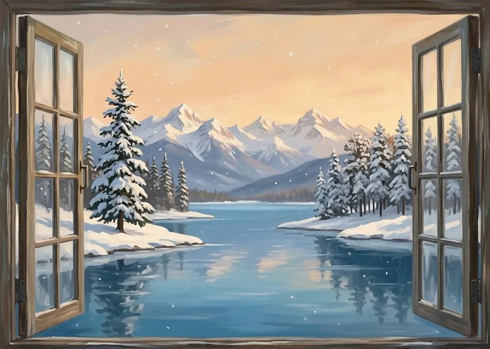Vistas la nieve Fine Artic