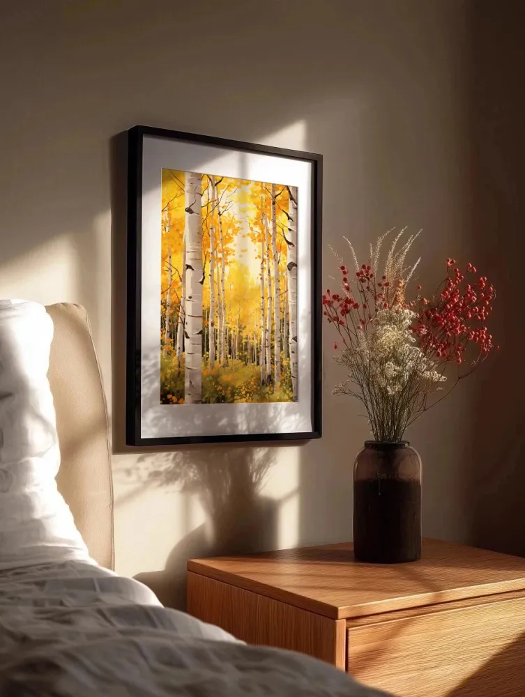 Yellow forest Fine Artic