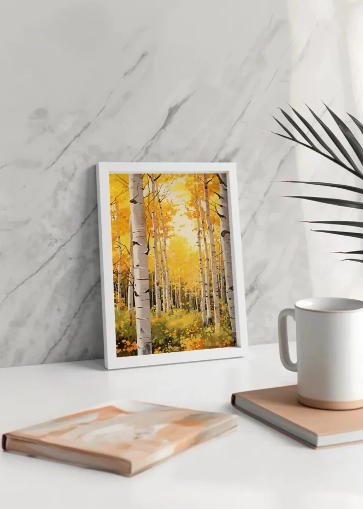 Yellow forest Fine Artic