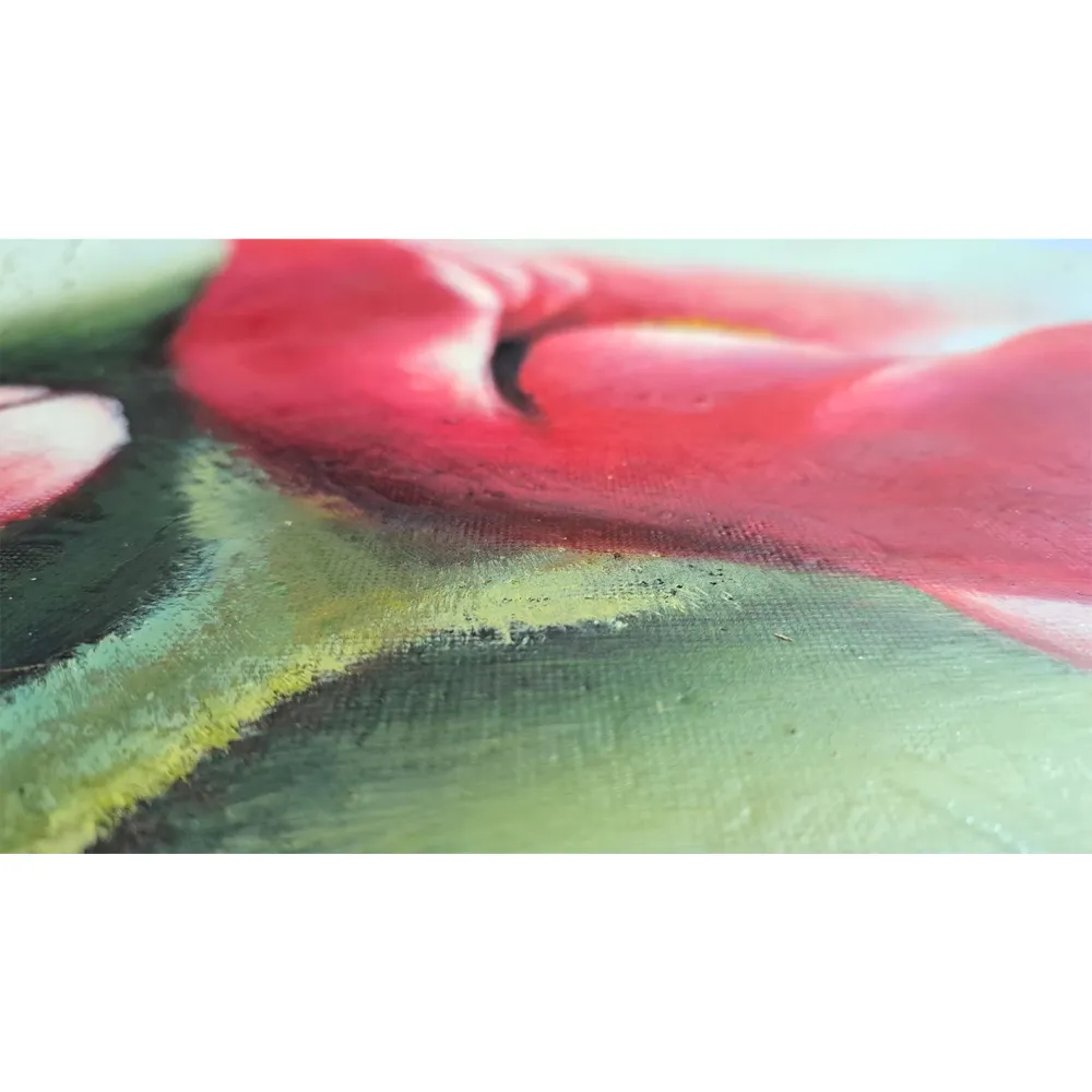 Flor deseo Roja 60x50 cm
