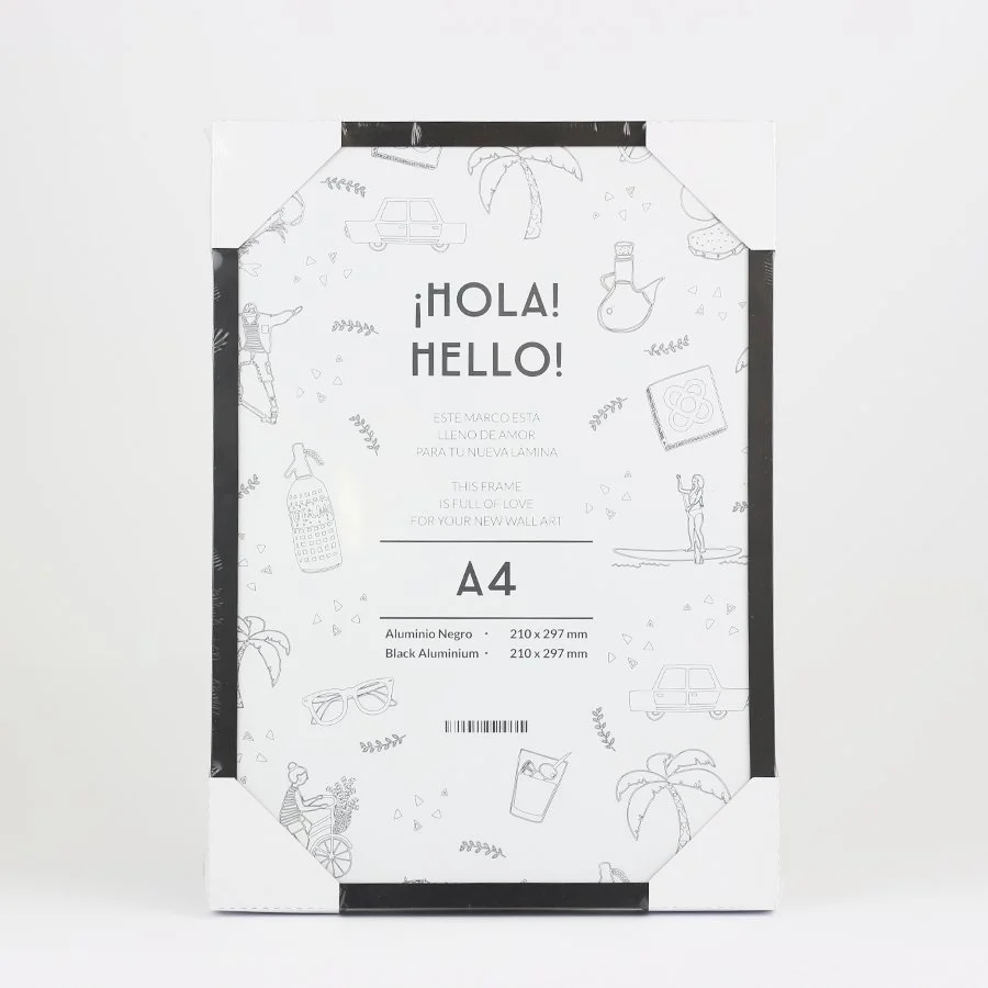 A4 Marco Negro Frames