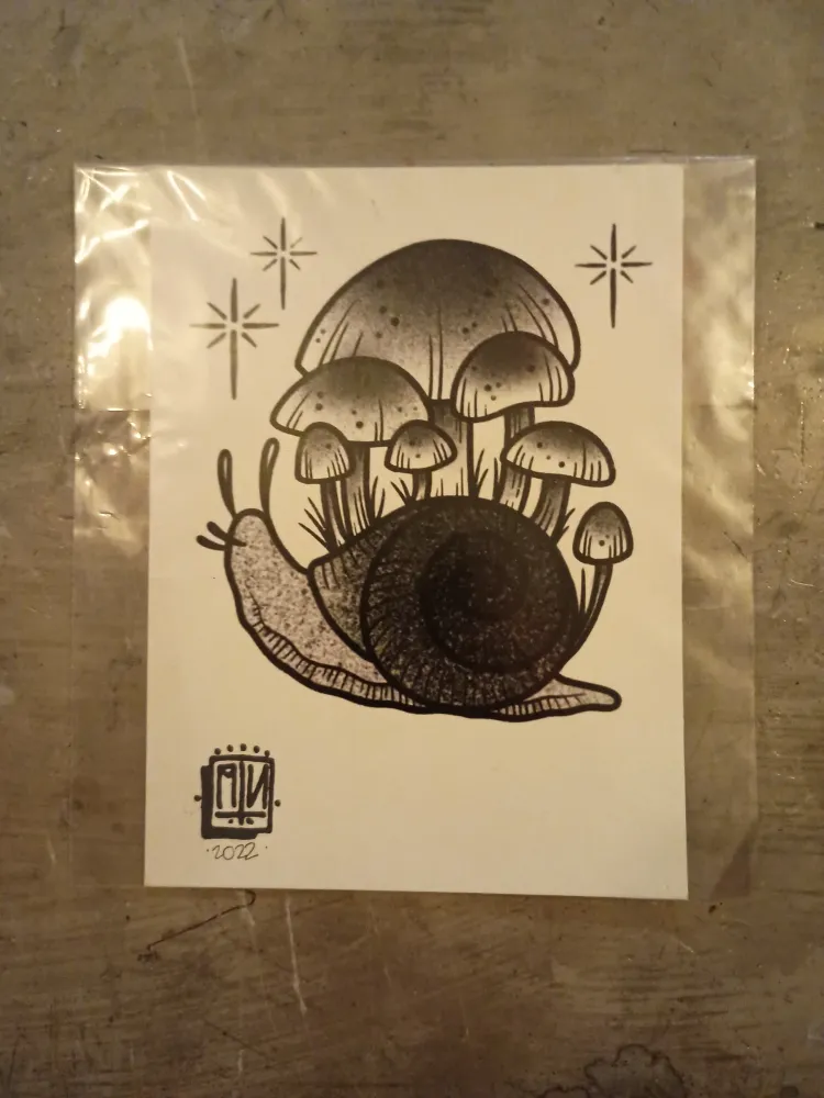 Attena Tattoo Print Fungi People