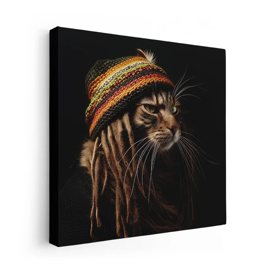 Gato Rastafari Poster