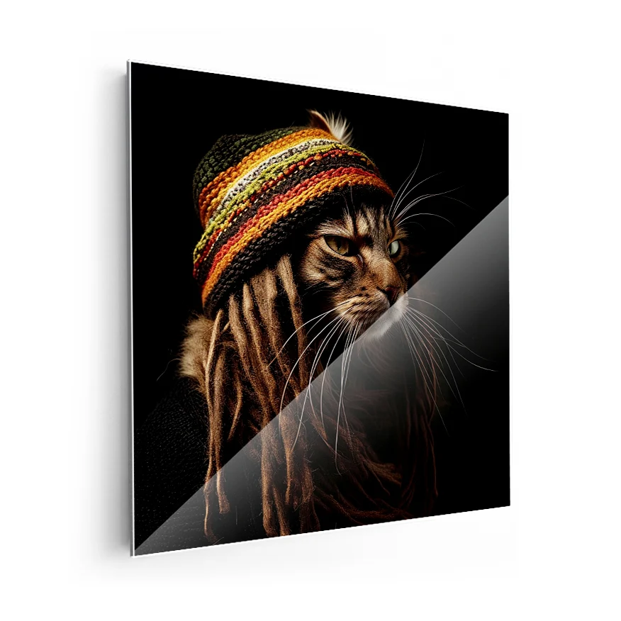 Gato Rastafari Poster