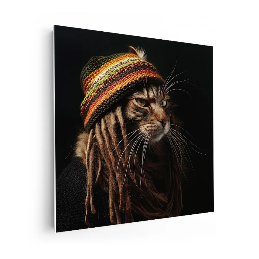 Gato Rastafari Poster