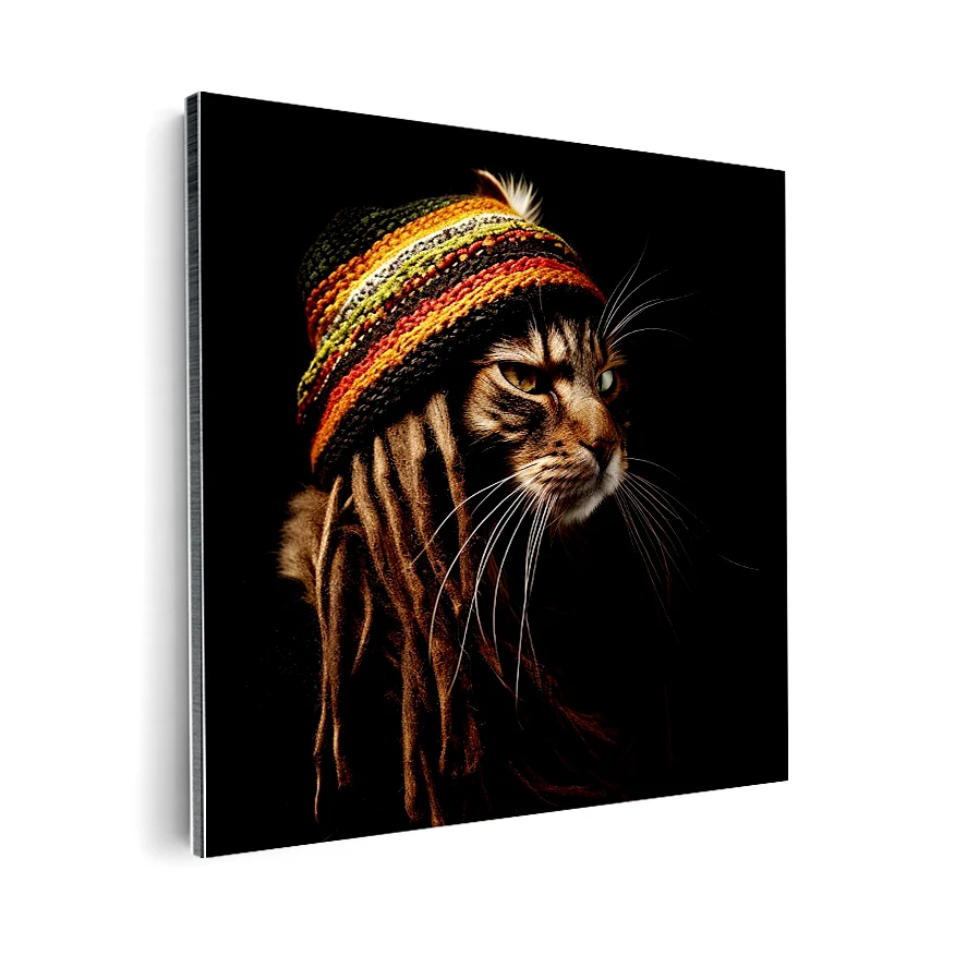Gato Rastafari Poster
