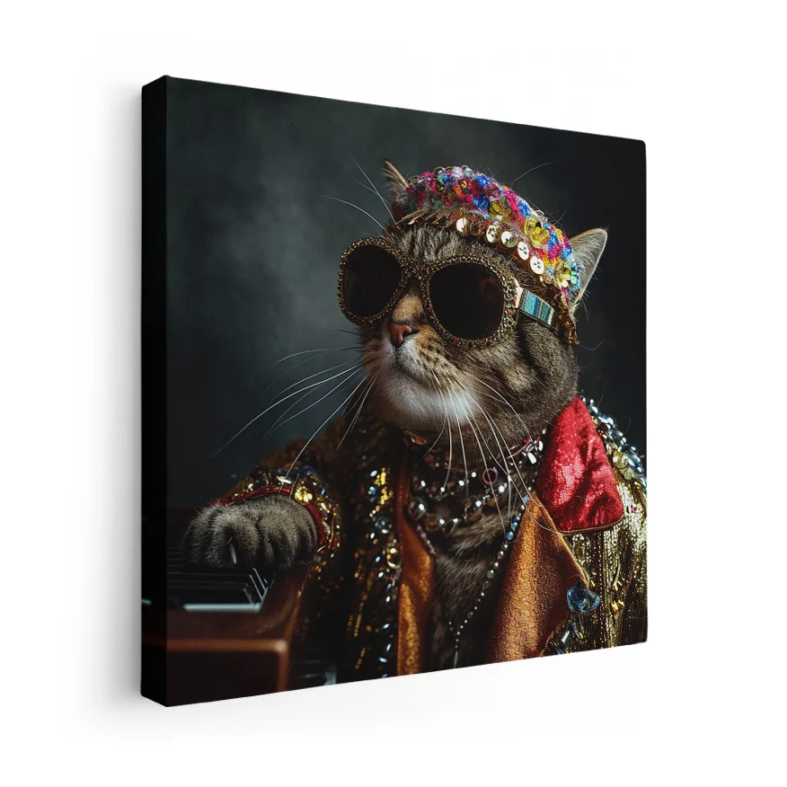 Gato Rocker Poster