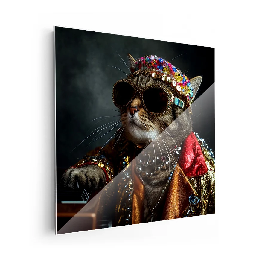 Gato Rocker Poster