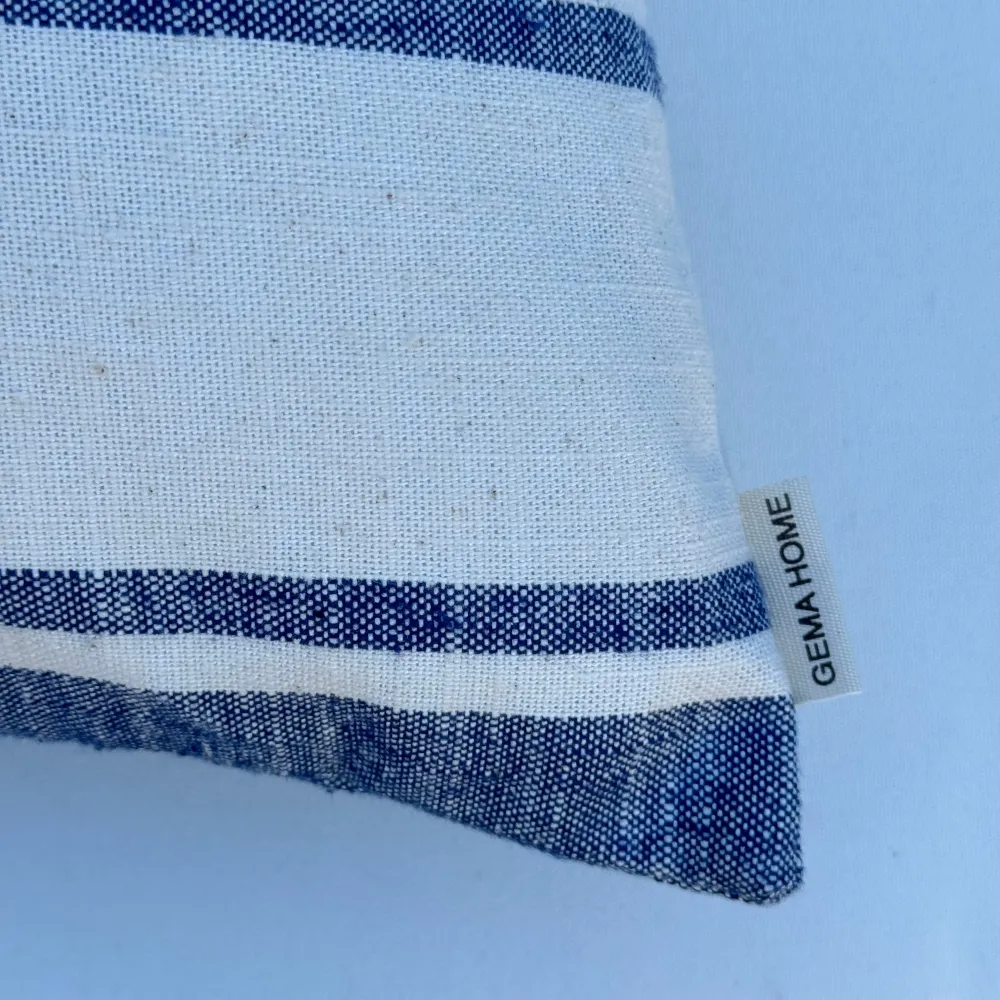 Funda de cojin NIZA azul GEMA HOME