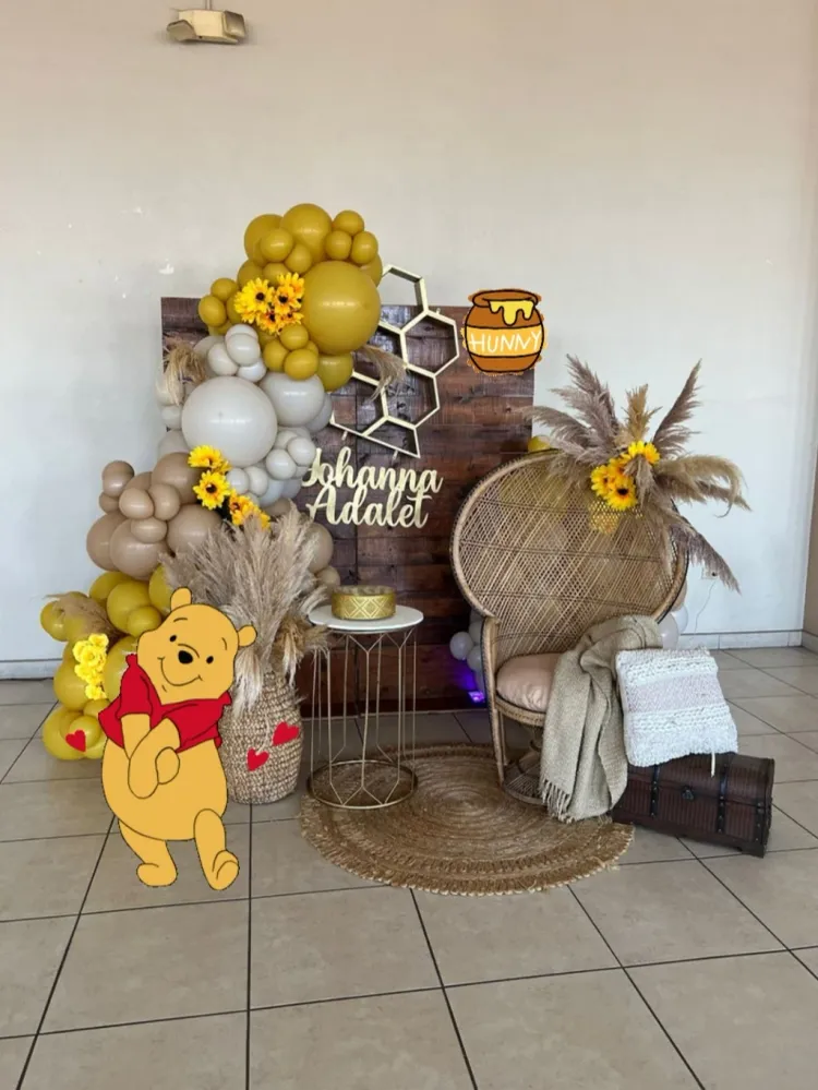 BackDrop Abeja - Baby Shower Gift Box Inc