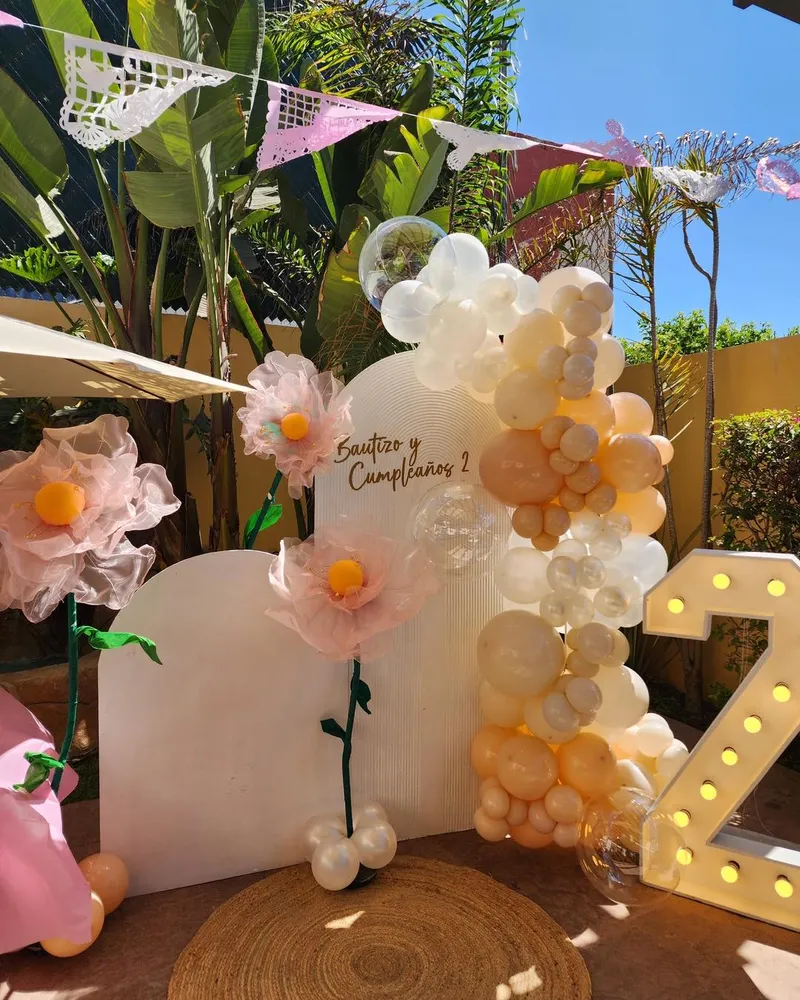 Backdrop Flores Gigantes Gift Box Inc