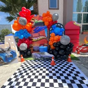 Backdrop Hot Wheels Gift Box Inc