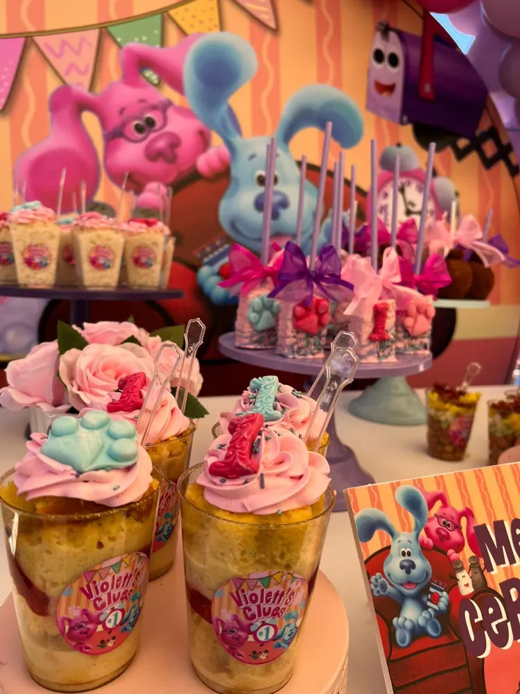 Postres + Decoracion: Pistas de Blue Gift Box Inc