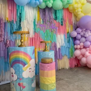 Rainbow - Pared Streamer Gift Box Inc