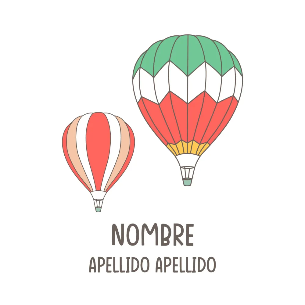 Globos aerostáticos naranjas