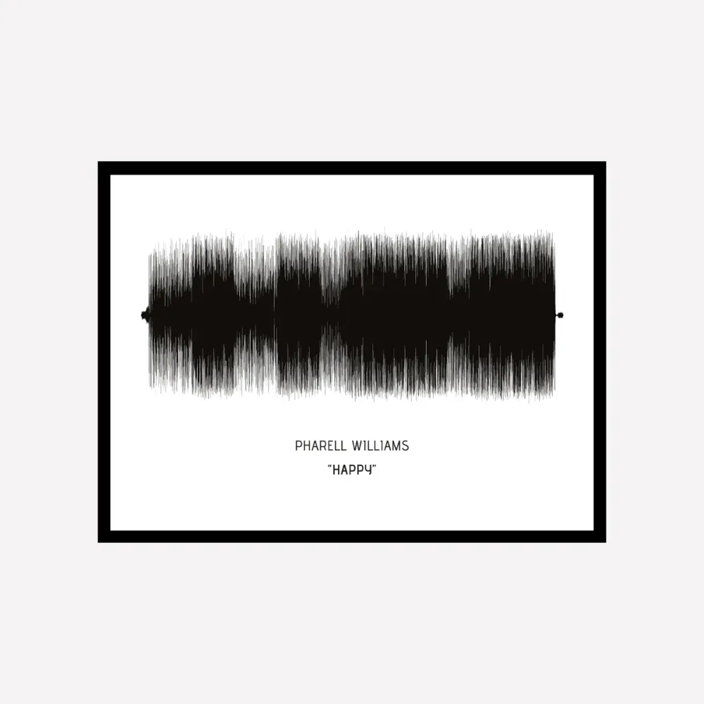 Song Wave Happy Art Print Good Words
