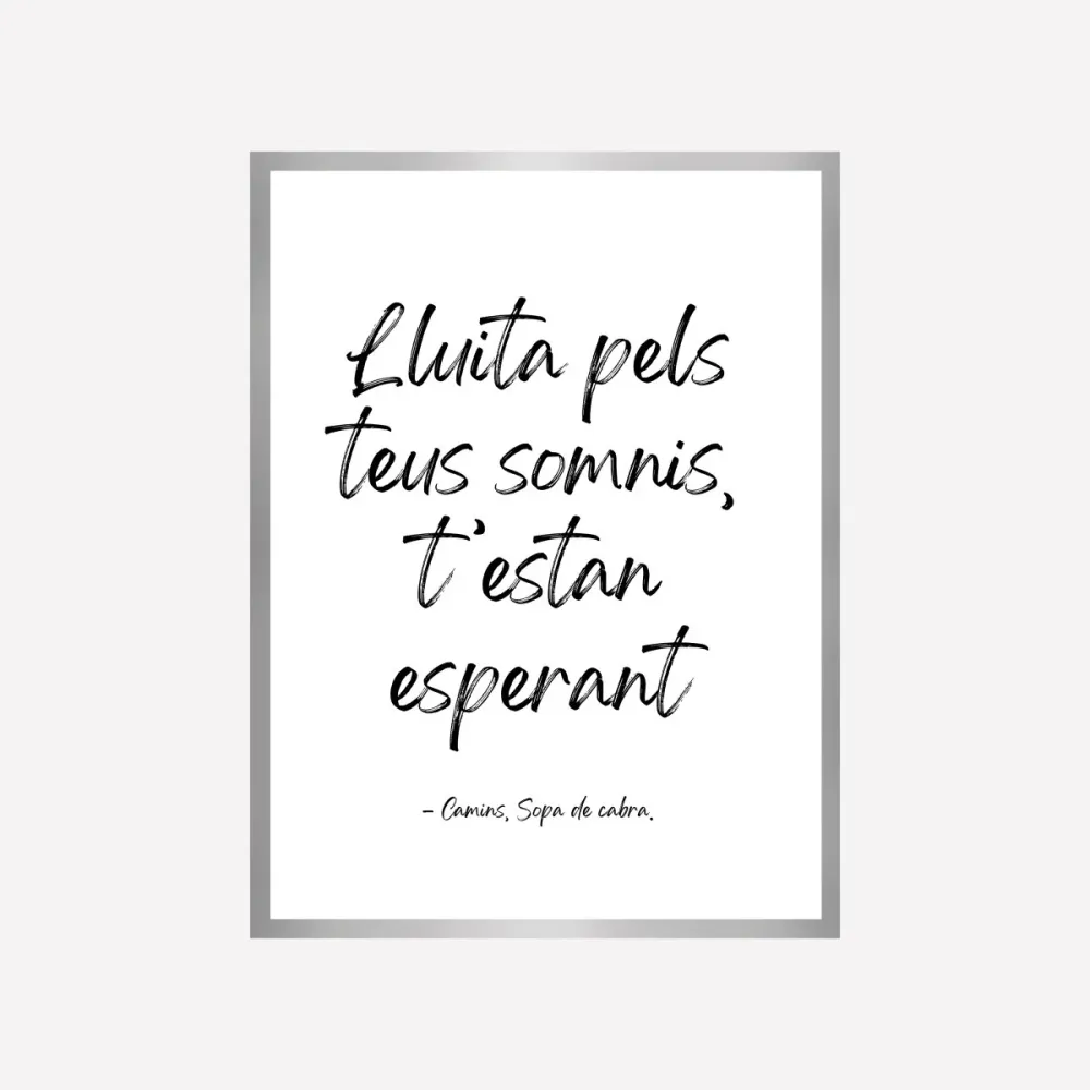 T'estan Esperant Quote Art Print Good Words