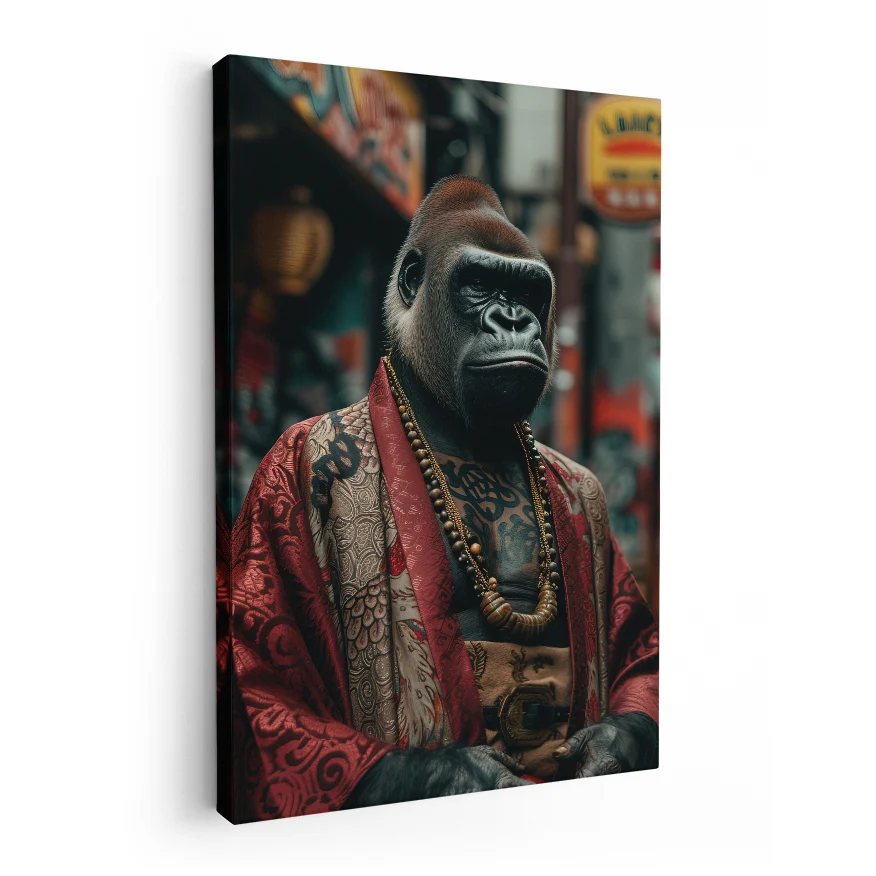 Gorila Oriental Poster
