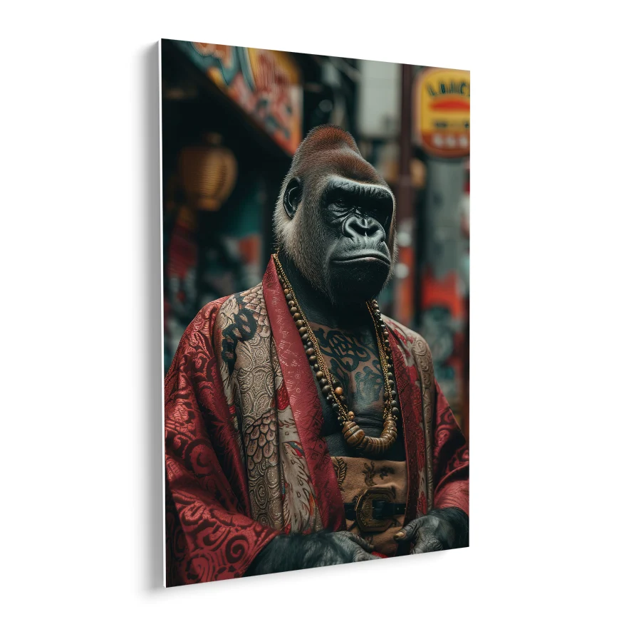 Gorila Oriental Poster