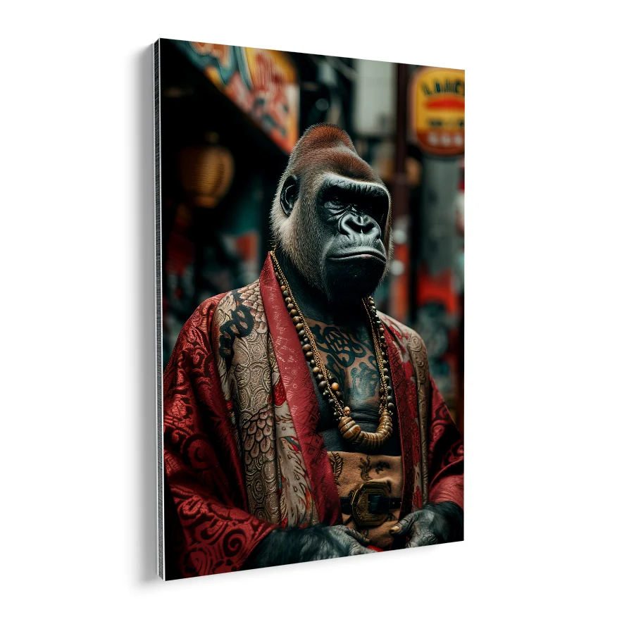Gorila Oriental Poster
