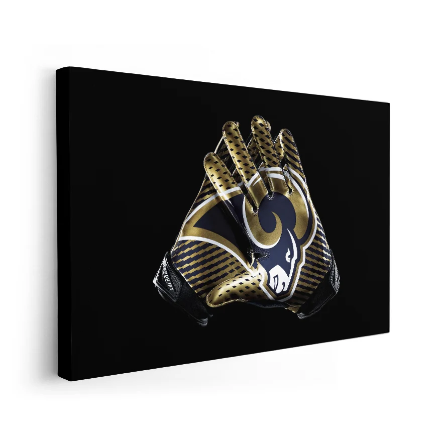 Guantes Los Ángeles Rams Poster
