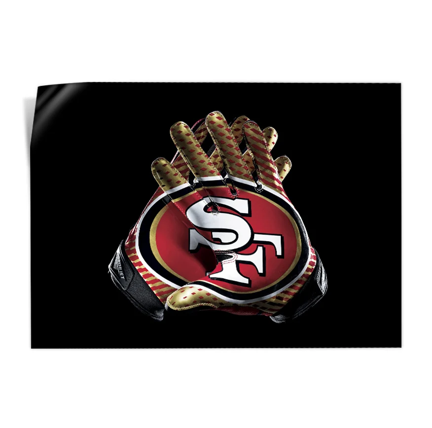 Guantes San Francisco 49ers Poster
