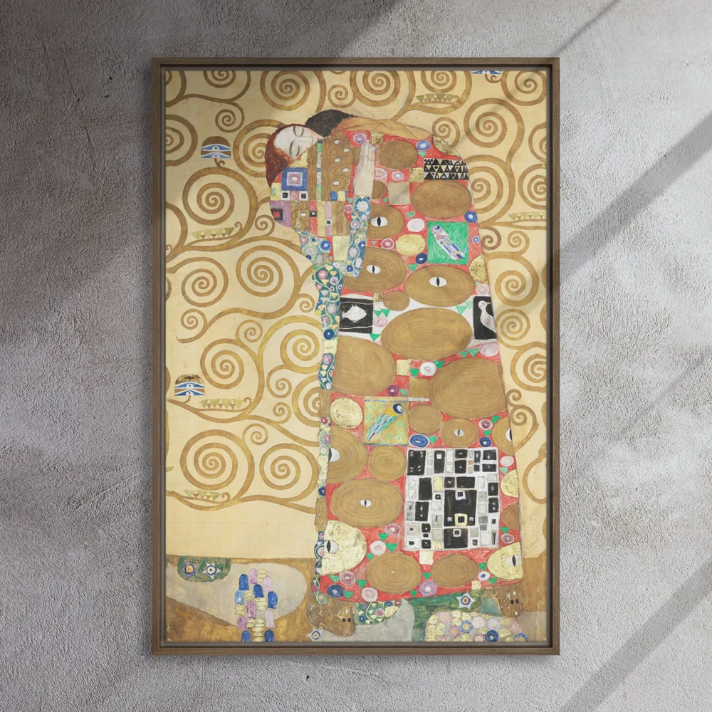 Lienzo - Gustav Klimt, El Abrazo