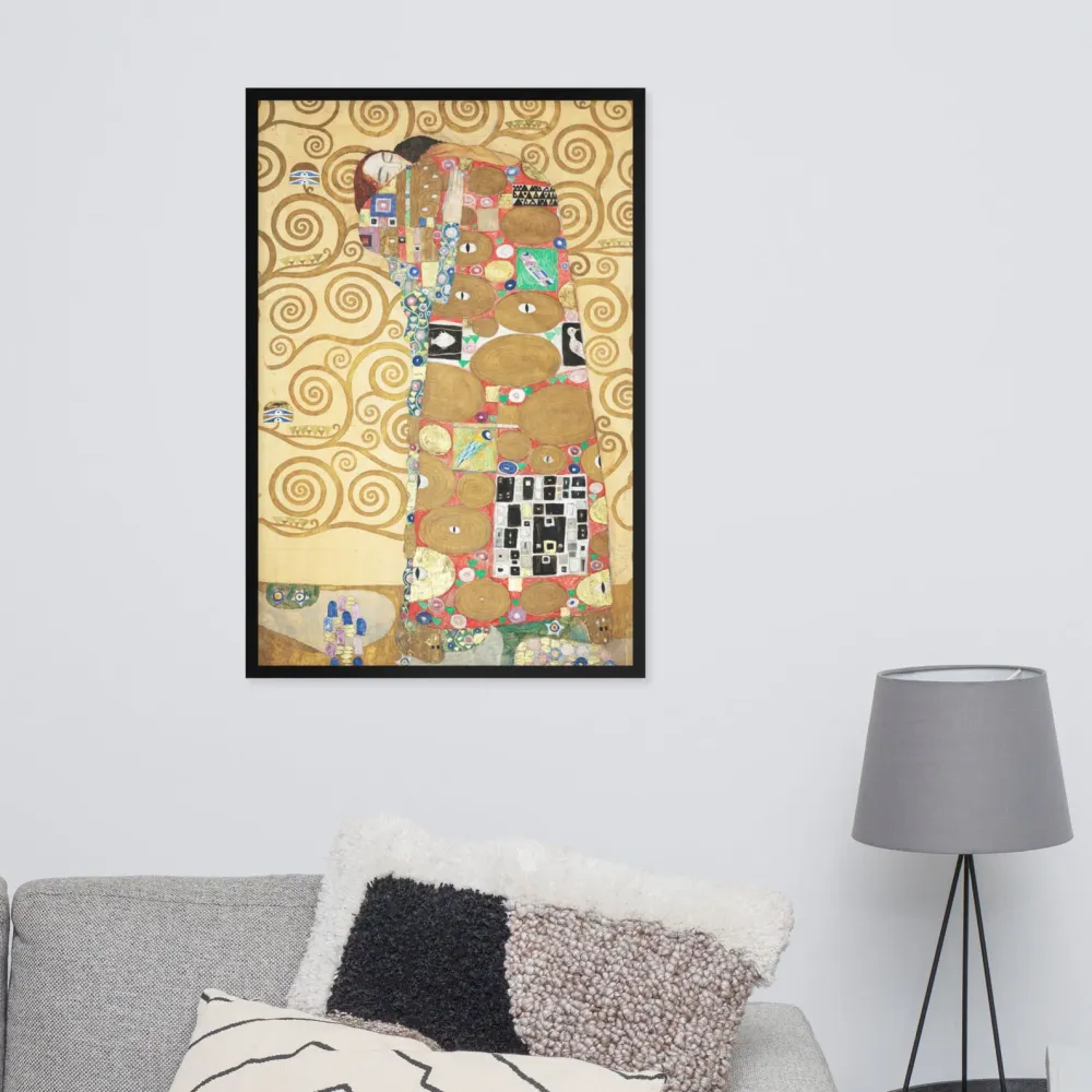 Póster - Gustav Klimt, El Abrazo