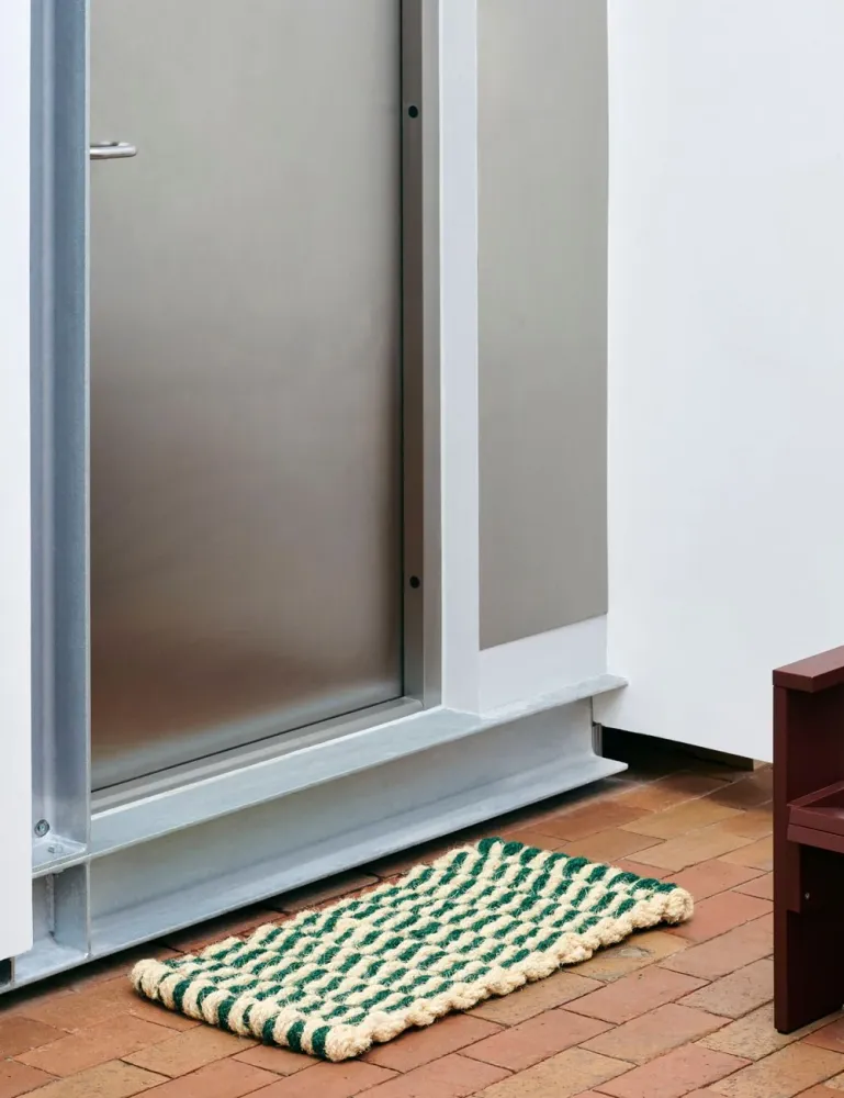 coco door mat stripe wave HAY