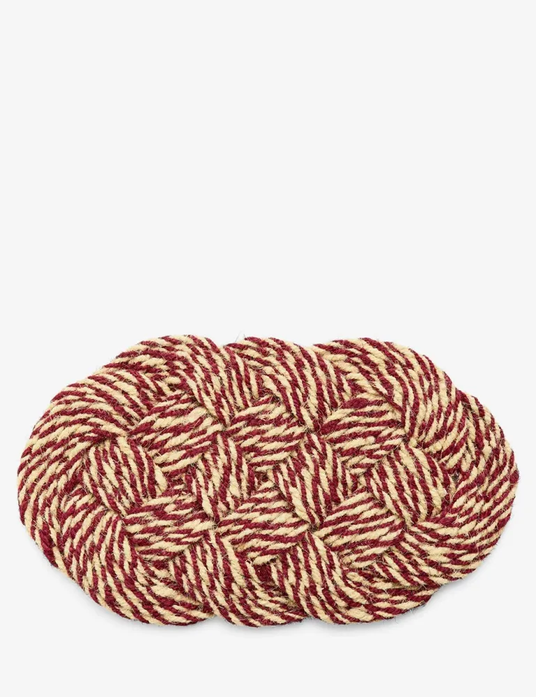 coco door mat swirl HAY