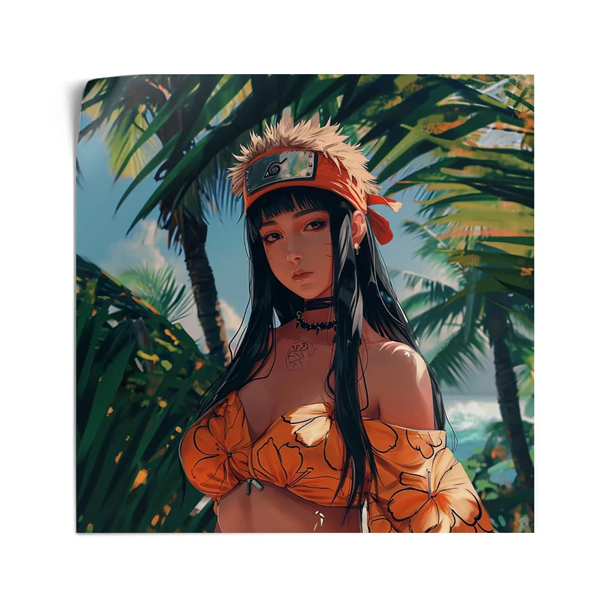 Hinata Realistic Poster