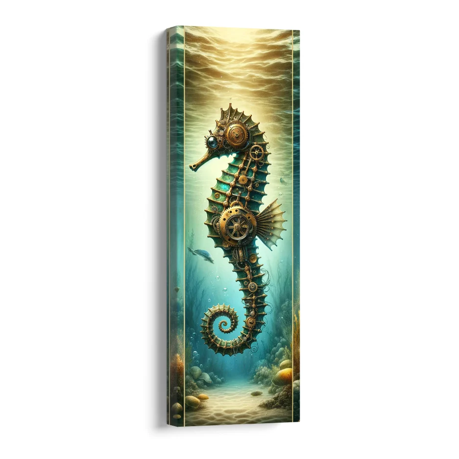 Hipocampo Mecánico Submarino Poster