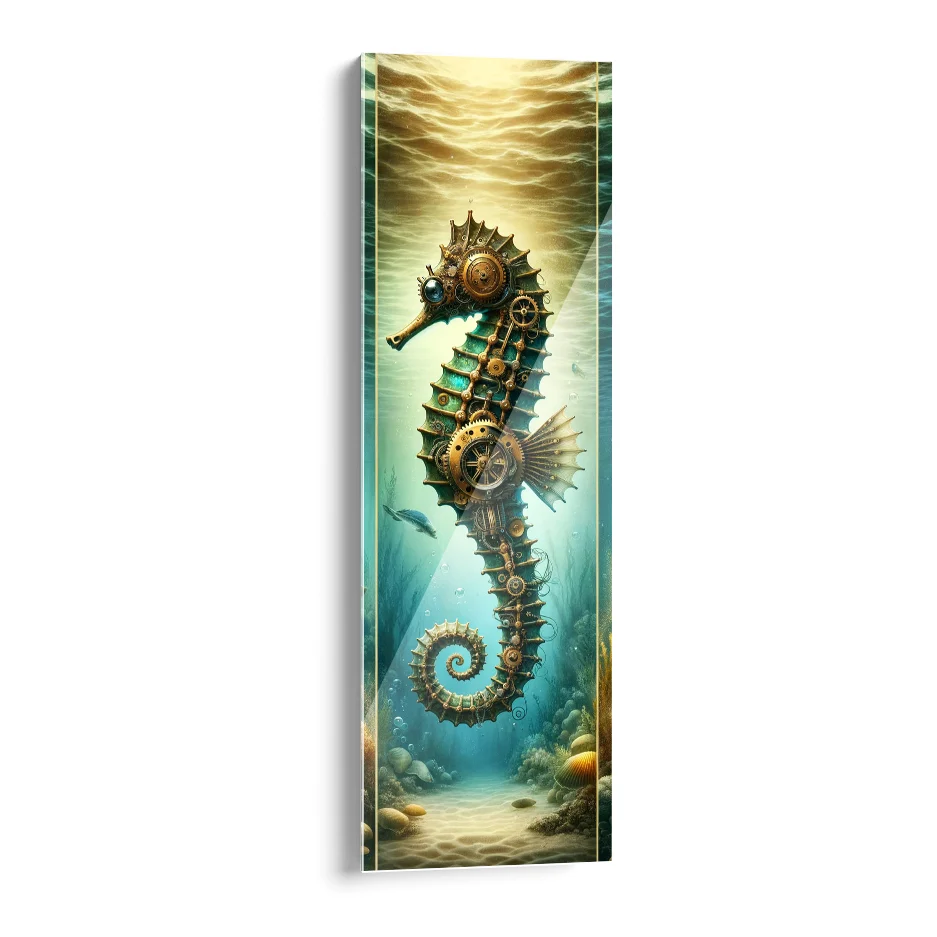 Hipocampo Mecánico Submarino Poster