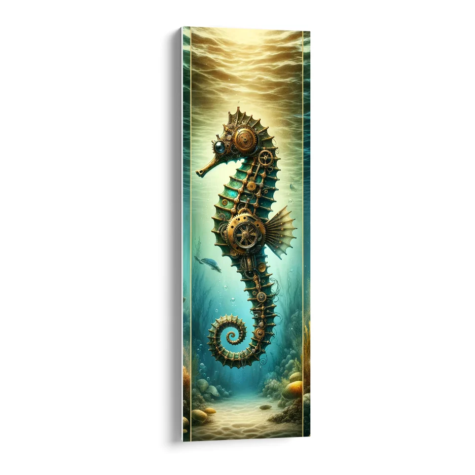 Hipocampo Mecánico Submarino Poster