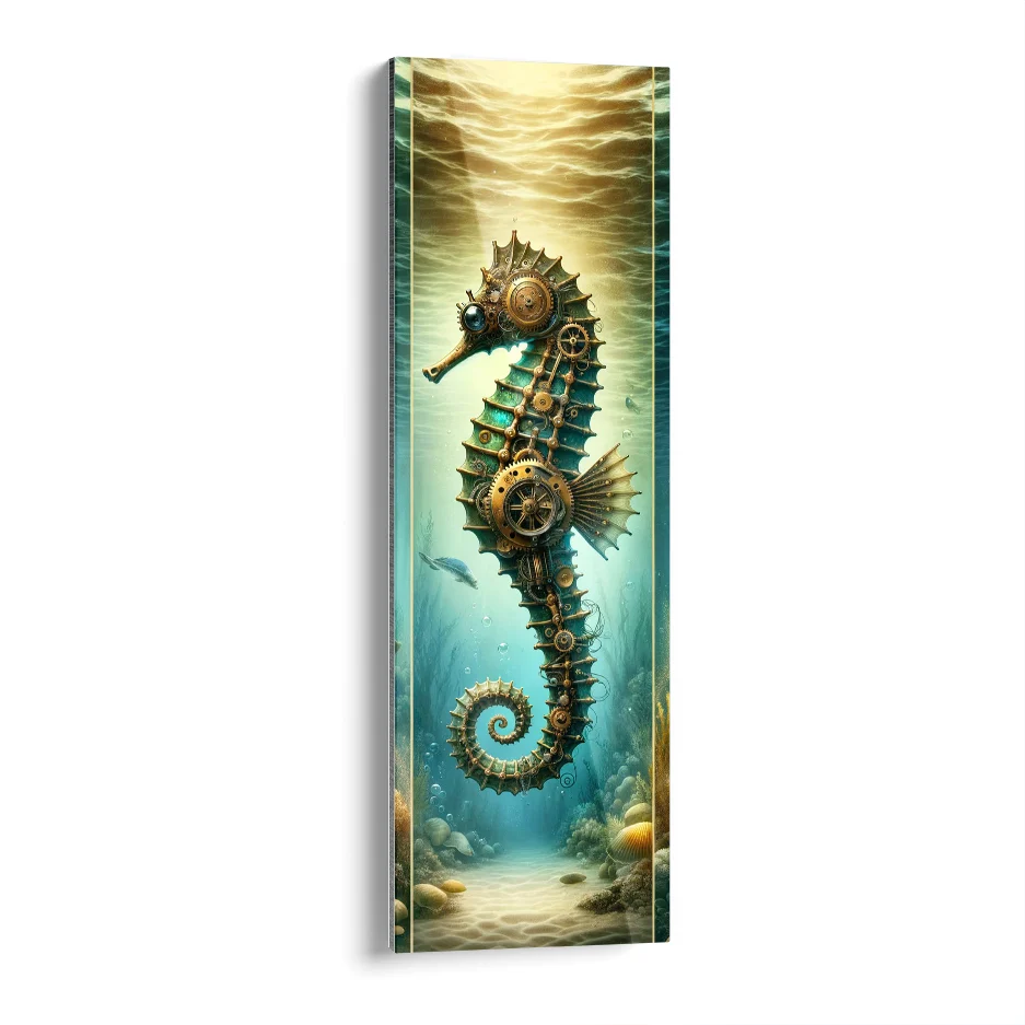 Hipocampo Mecánico Submarino Poster