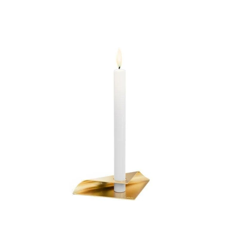 SQUARE CANDLE Candelabro Plata Hofats
