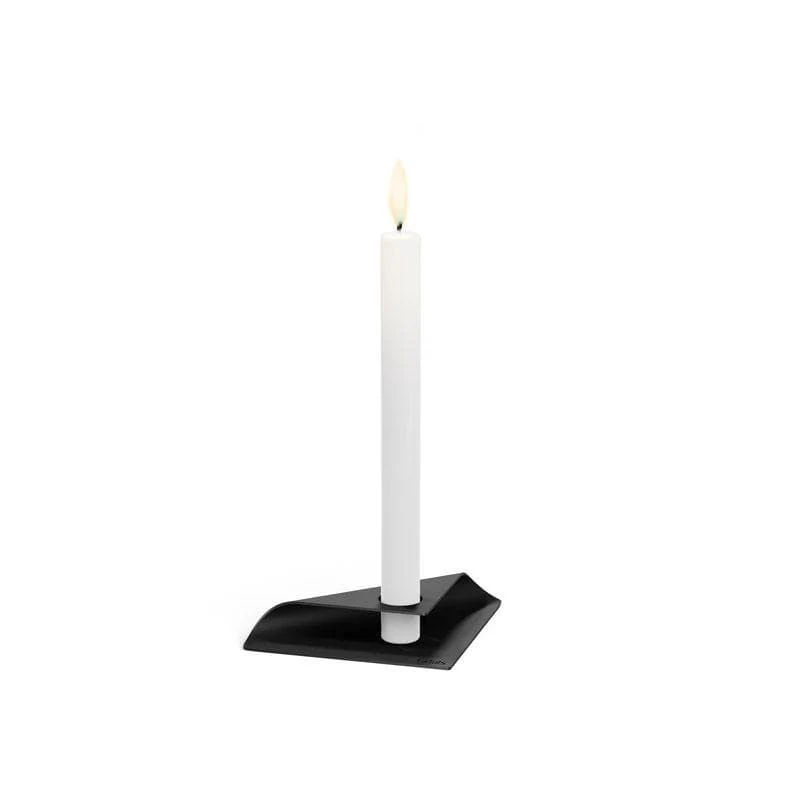 SQUARE CANDLE Candelabro Plata Hofats