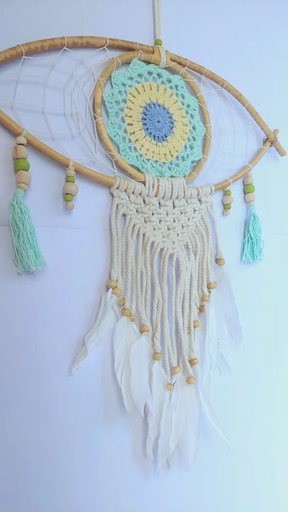 Atrapasueños Ojo Turco en Bambú (modelo 4) Holistic Concept Mx