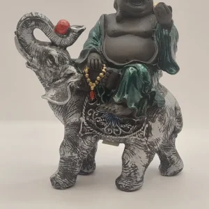 Buda Hotei sobre Elefante Holistic Concept Mx