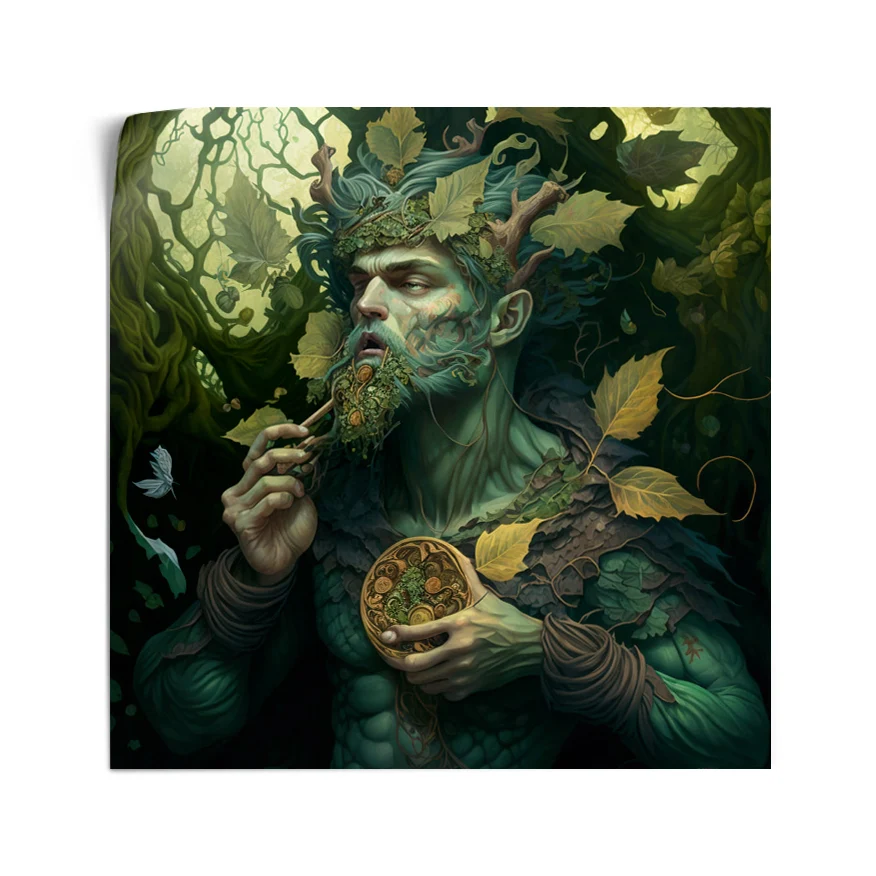 Hombre Planta Poster