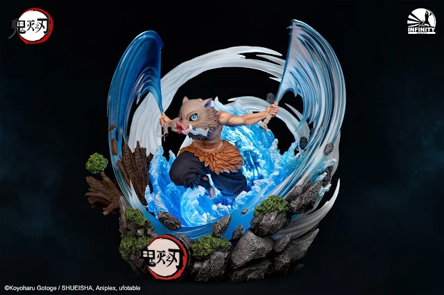 Kimetsu No Yaiba Infinity Studio Hashibira Inosuke 1/4 Licensed Resin Statue