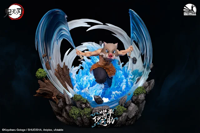 Kimetsu No Yaiba Infinity Studio Hashibira Inosuke 1/4 Licensed Resin Statue